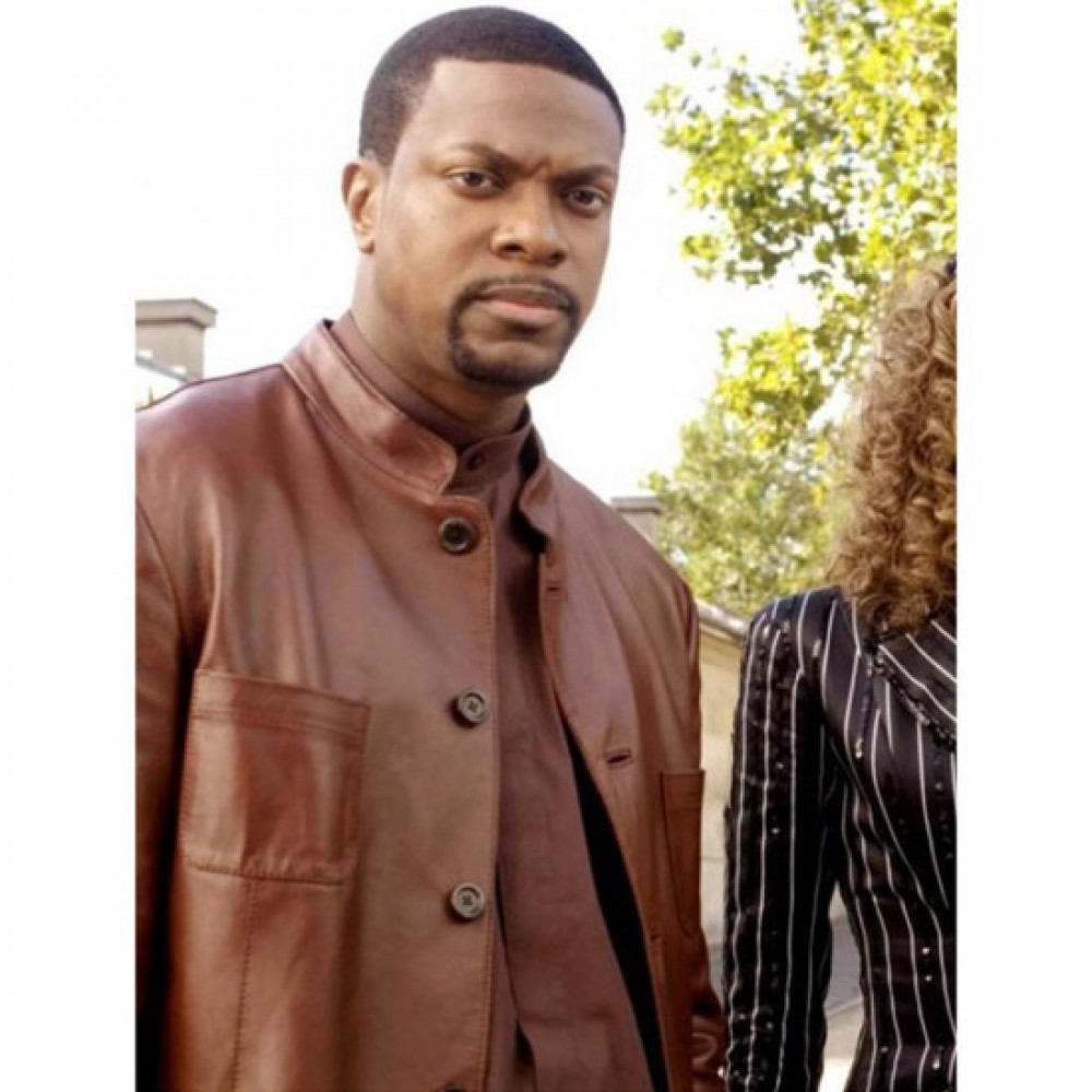 Rush Hour 3 Chris Tucker Brown Leather Coat AmericaSuits